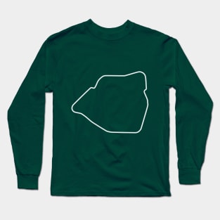 Castle Combe Circuit [outline] Long Sleeve T-Shirt